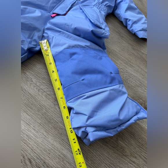 purple Pink Platinum girls' snowmobile snowsuit size 24mos - Picture 8 of 9